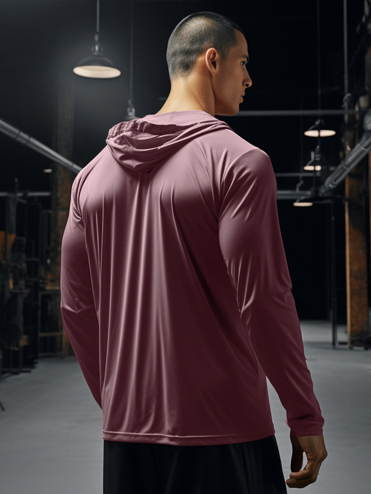 Herren Trainingshemd Atmungsaktiv Flexibel Sportlich Polyester-5