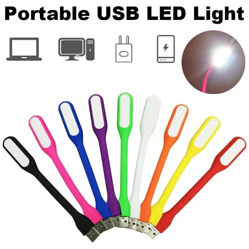 Flexibele USB Lampe mit LED – Energiesparende Tischlampe für Laptop und Powerbank, Kompakt und Biegsam 2