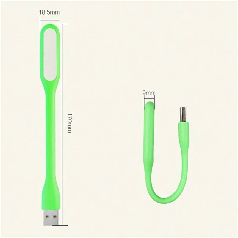 Flexibele USB Lampe mit LED – Energiesparende Tischlampe für Laptop und Powerbank, Kompakt und Biegsam 4