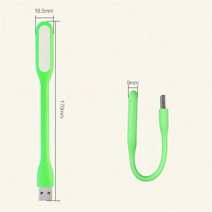 Flexibele USB Lampe mit LED – Energiesparende Tischlampe für Laptop und Powerbank, Kompakt und Biegsam 4