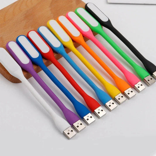 Flexibele USB Lampe mit LED – Energiesparende Tischlampe für Laptop und Powerbank, Kompakt und Biegsam 5