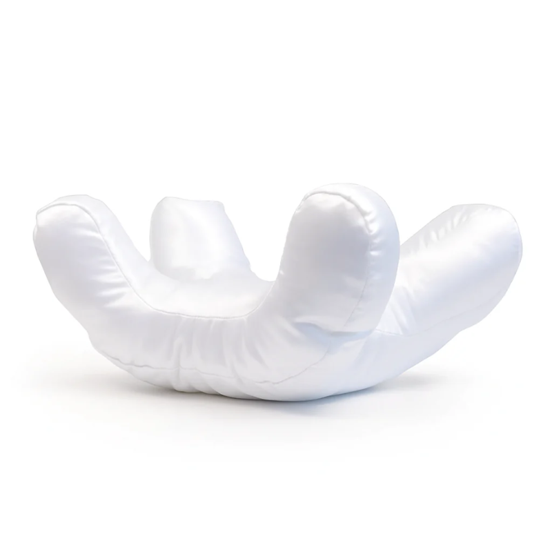 Beauty sleep pillow set – including contoured face pillow and smooth satin pillowcase