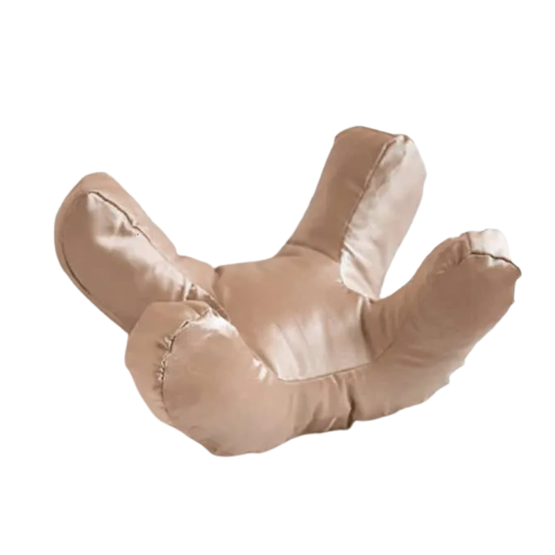 Beauty sleep pillow set – including contoured face pillow and smooth satin pillowcase
