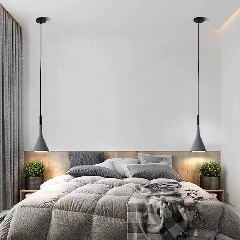 DesignHängung | Lámpara de techo minimalista con ajuste de altura