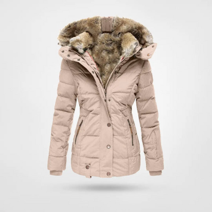 Freya | Elegante Damen Winter Pufferjacke im Parka Design 1