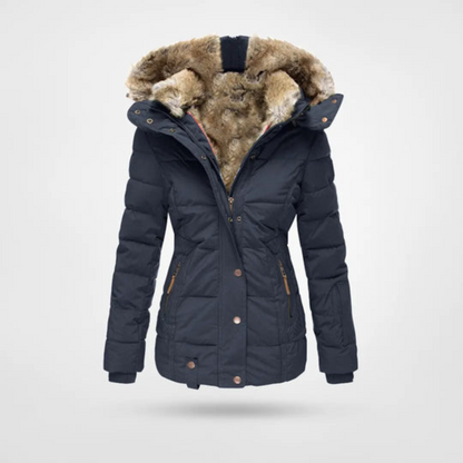 Freya | Elegante Damen Winter Pufferjacke im Parka Design 2