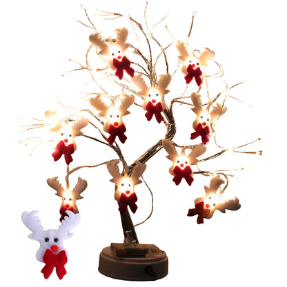 FrostyGlow – Schneemann-Weihnachtsbaumlichter und hängende Ornamente 7
