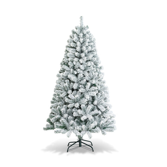 FrostyPine – 180 cm schneebedeckter künstlicher Weihnachtsbaum mit 600 Zweigen 0