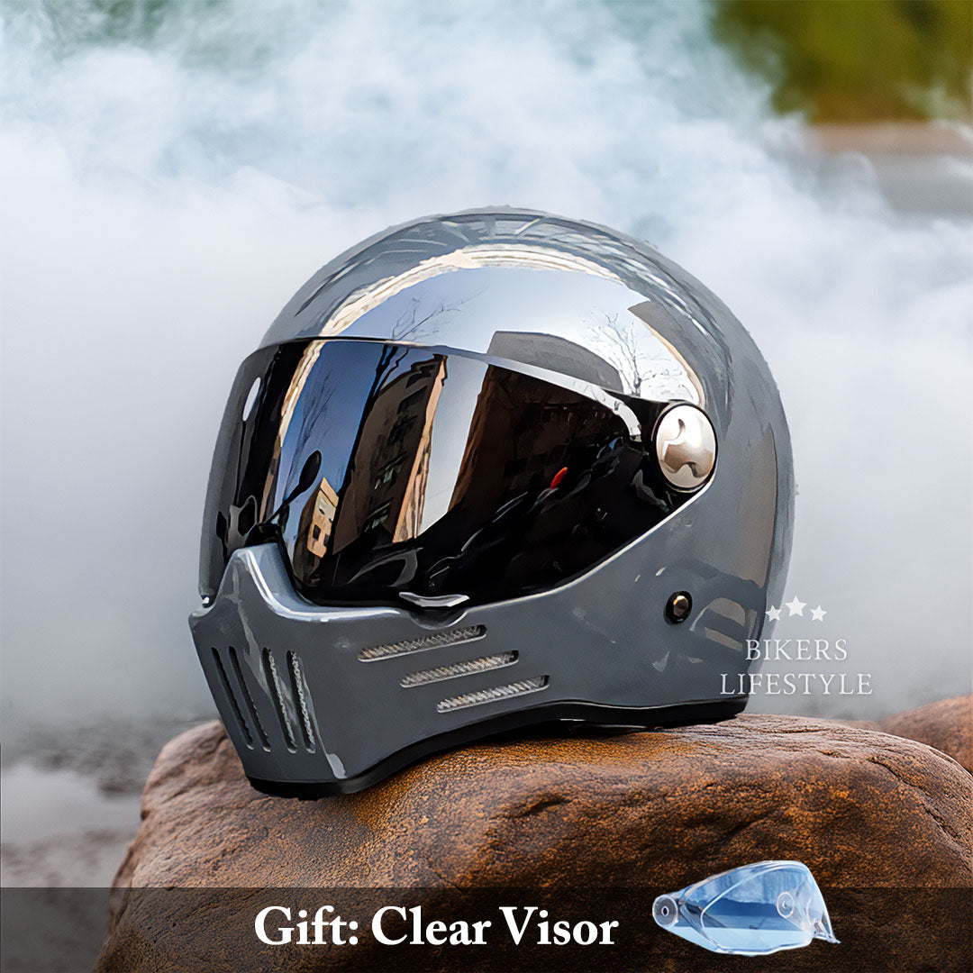 Full Face Motorcycle Helmet DOT ECE Approved High-Quality ABS 5