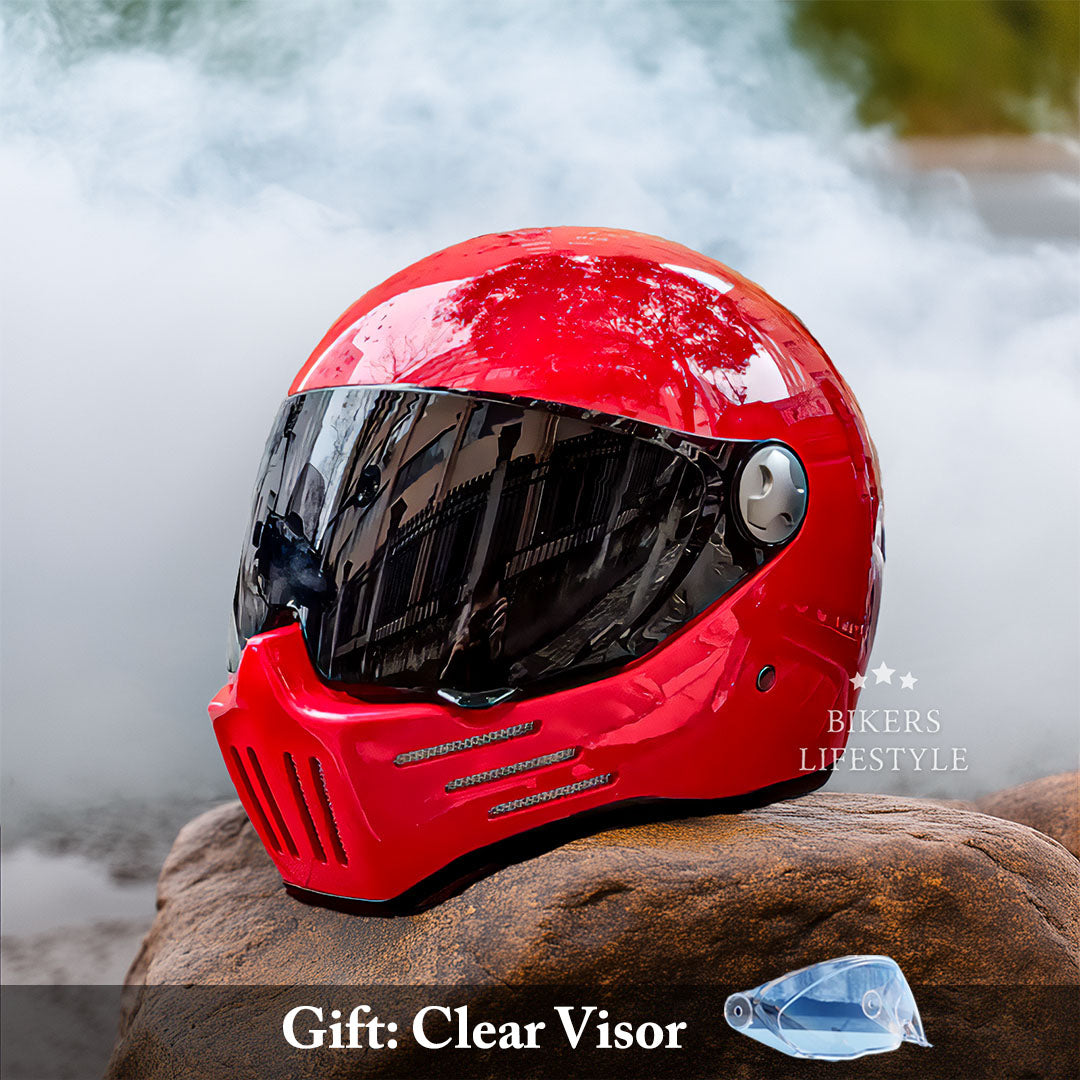 Full Face Motorcycle Helmet DOT ECE Approved High-Quality ABS 6