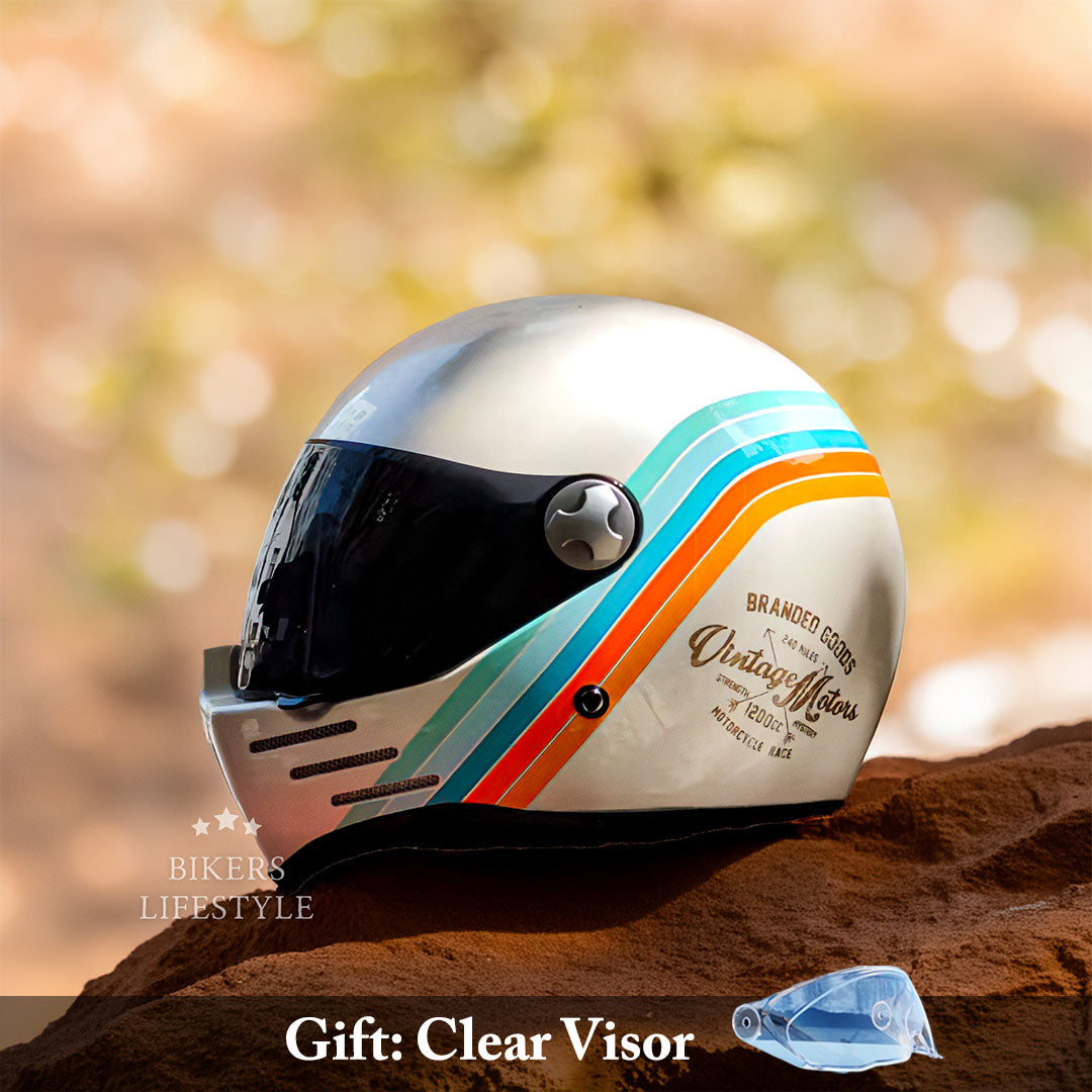 Full Face Motorcycle Helmet DOT ECE Approved High-Quality ABS 9