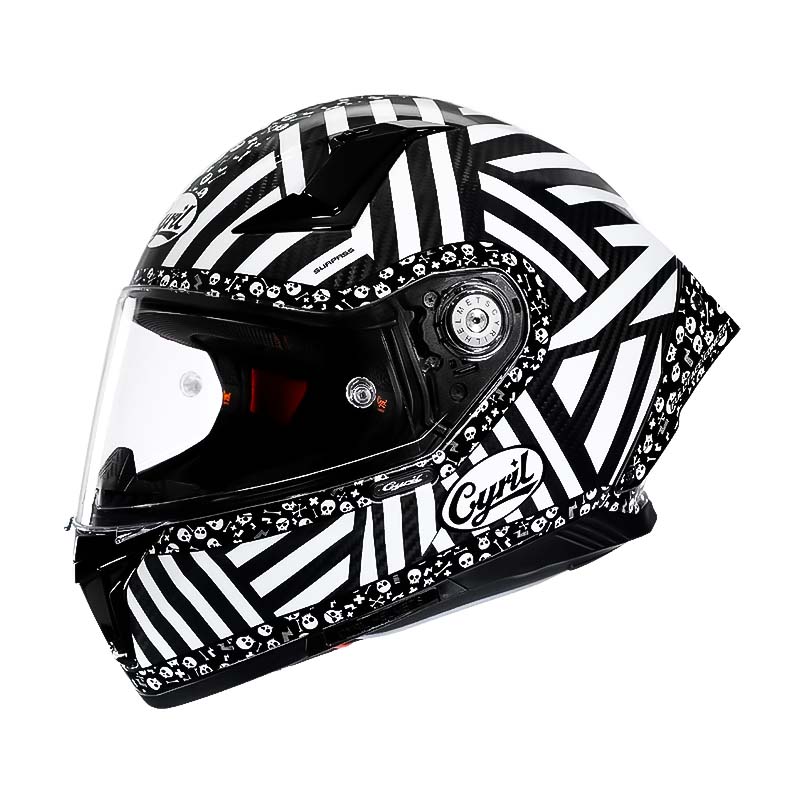 Full Face Motorcycle Helmet Lightweight Carbon Fiber DOT ECE Approved 1