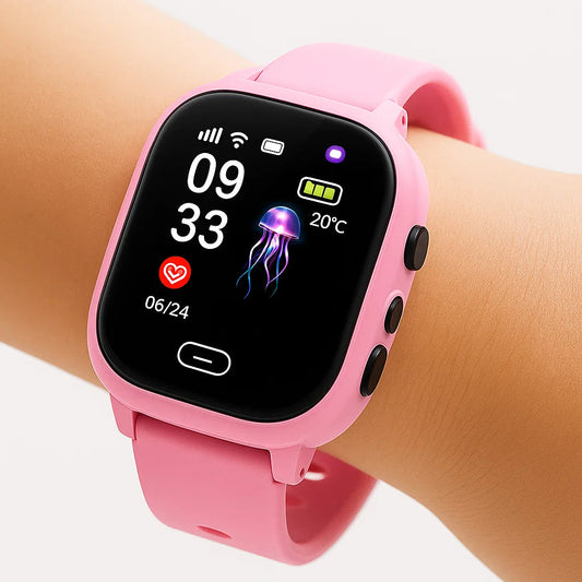 GPS Smartwatch für Kinder mit Echtzeit-Tracking, wasserdichtem Design und integrierter Kamera – Ideal für aktive Kinder 0