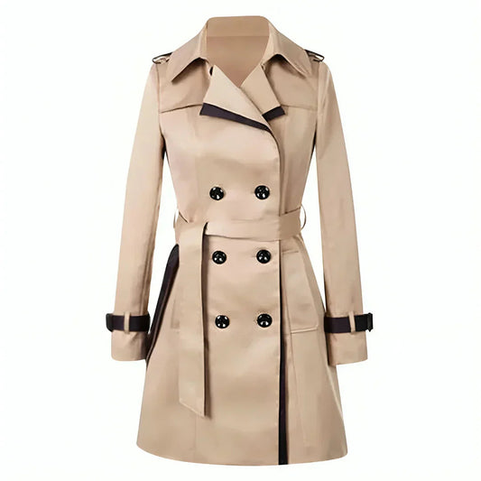 Gabriella | Eleganter Damen Zweireiher Trenchcoat für den Herbst 0