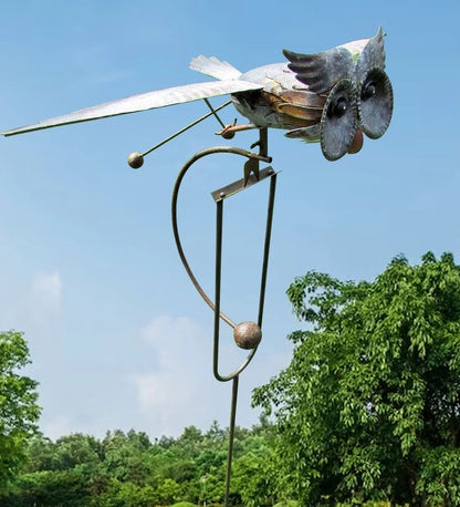 Garden Wind Spinner Metal Outdoor Ornament 7