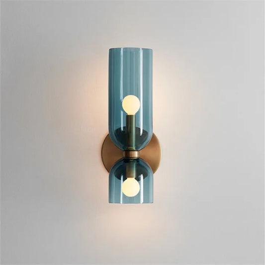 GlassAura – Zweischichtige Wandleuchte 0