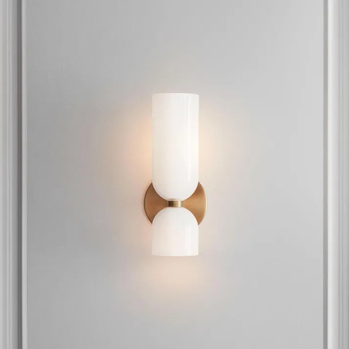 GlassAura – Zweischichtige Wandleuchte 10