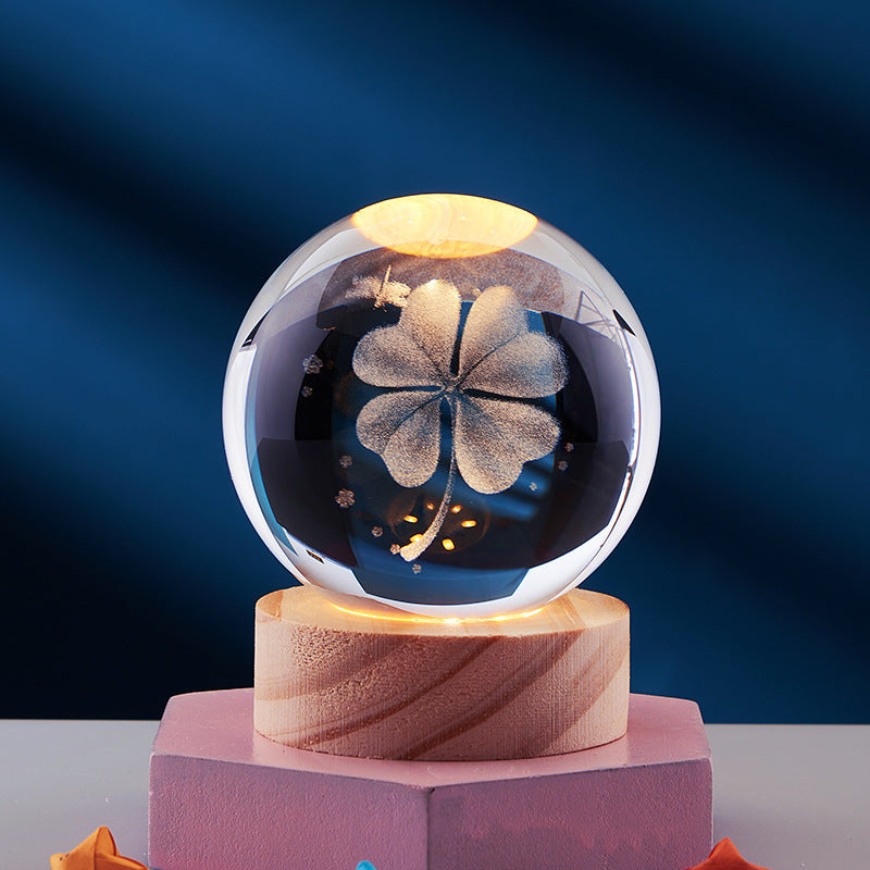 GleamSphere – Elegante 3D-Nachtlampe 14