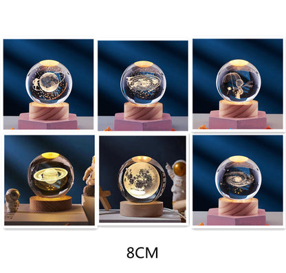 GleamSphere – Elegante 3D-Nachtlampe 16