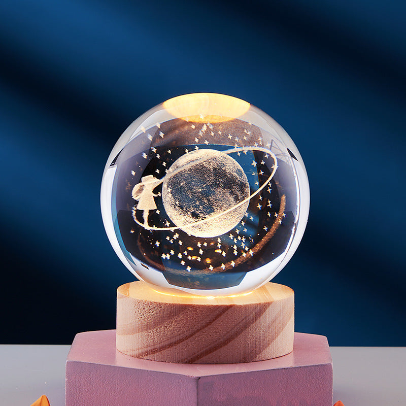 GleamSphere – Elegante 3D-Nachtlampe 17