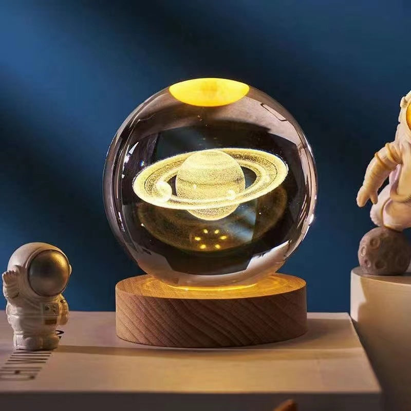 GleamSphere – Elegante 3D-Nachtlampe 20