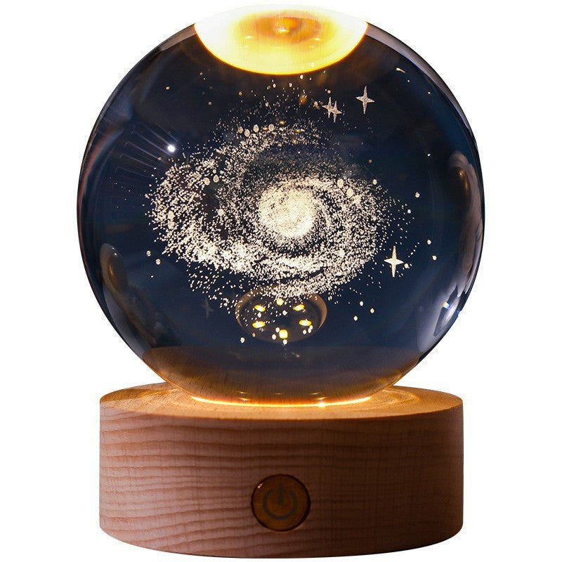 GleamSphere – Elegante 3D-Nachtlampe 4