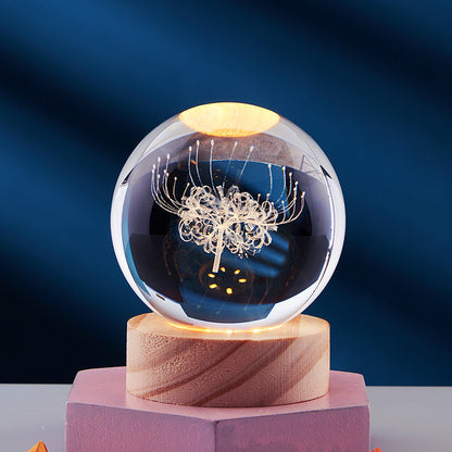 GleamSphere – Elegante 3D-Nachtlampe 6