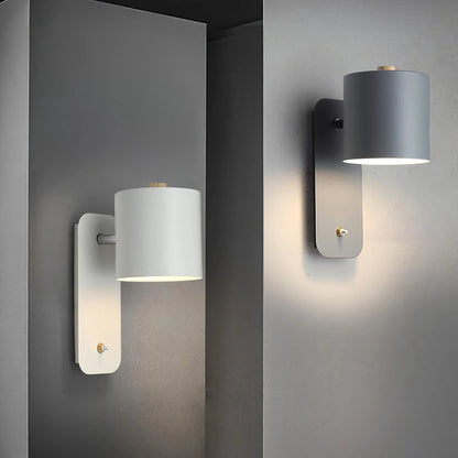Glenera | Minimalistische Wandleuchte mit Zylindereinsatz für moderne Schlichtheit 4