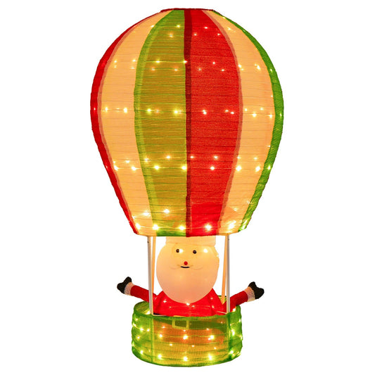 GlowBalloon – Pop-up-Weihnachtsdekoration mit LED-Weihnachtsmann-Display 0