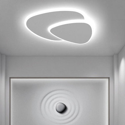 GlowSphere – Moderne weiße LED-Deckenleuchte 1