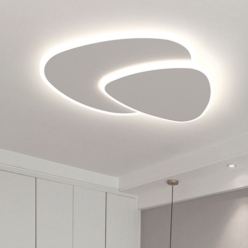 GlowSphere – Moderne weiße LED-Deckenleuchte 2