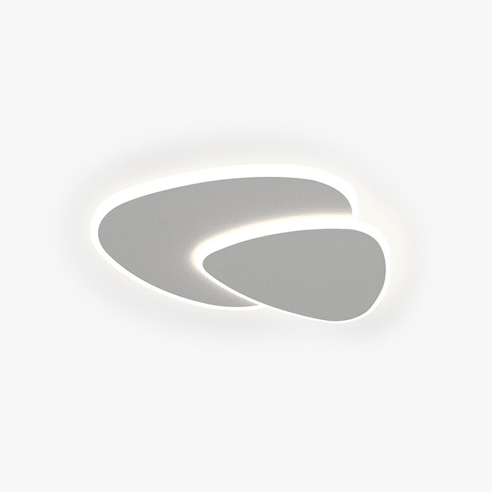 GlowSphere – Moderne weiße LED-Deckenleuchte 3