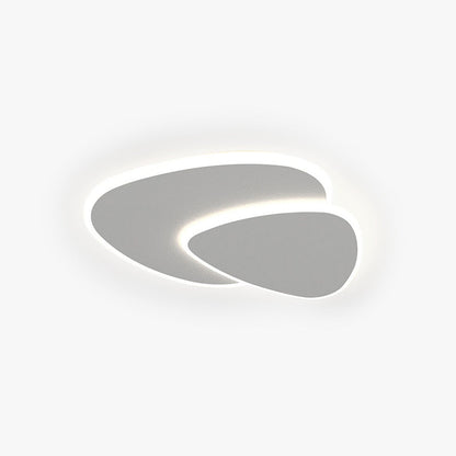 GlowSphere – Moderne weiße LED-Deckenleuchte 3