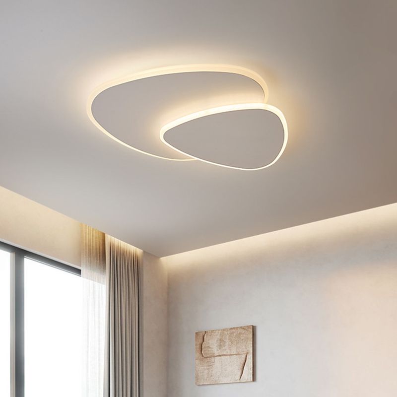GlowSphere – Moderne weiße LED-Deckenleuchte 4