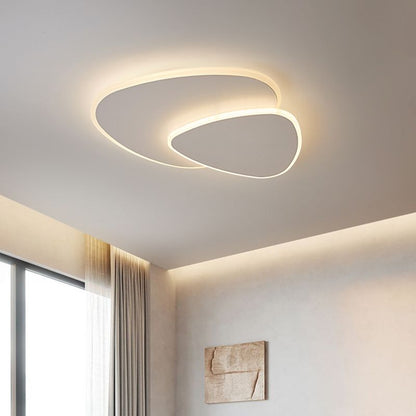 GlowSphere – Moderne weiße LED-Deckenleuchte 4