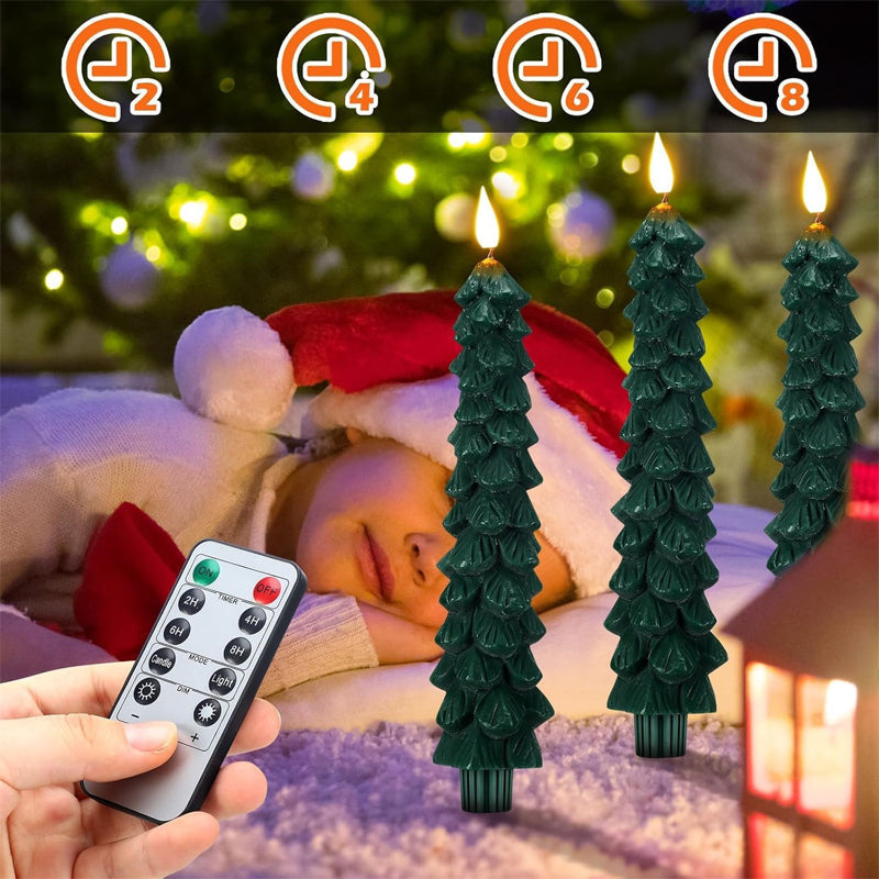 GlowTree – Dekorative LED-Christbaumkerzen mit Timerfunktion 5