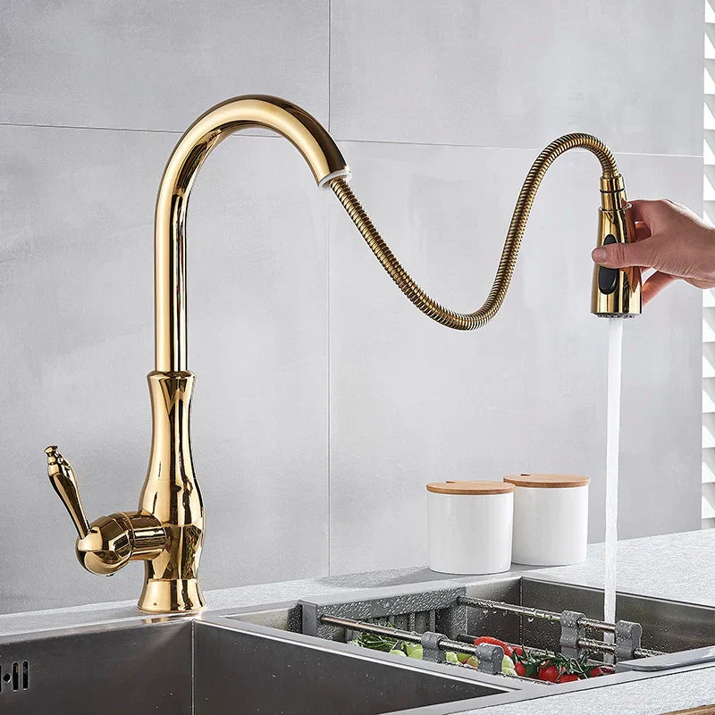 GoldenFlow – Stilvoller goldener Wasserhahn 2