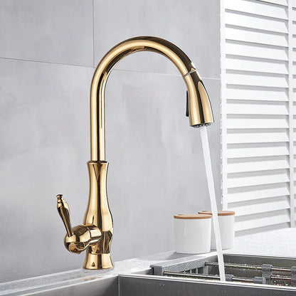 GoldenFlow – Stilvoller goldener Wasserhahn 4
