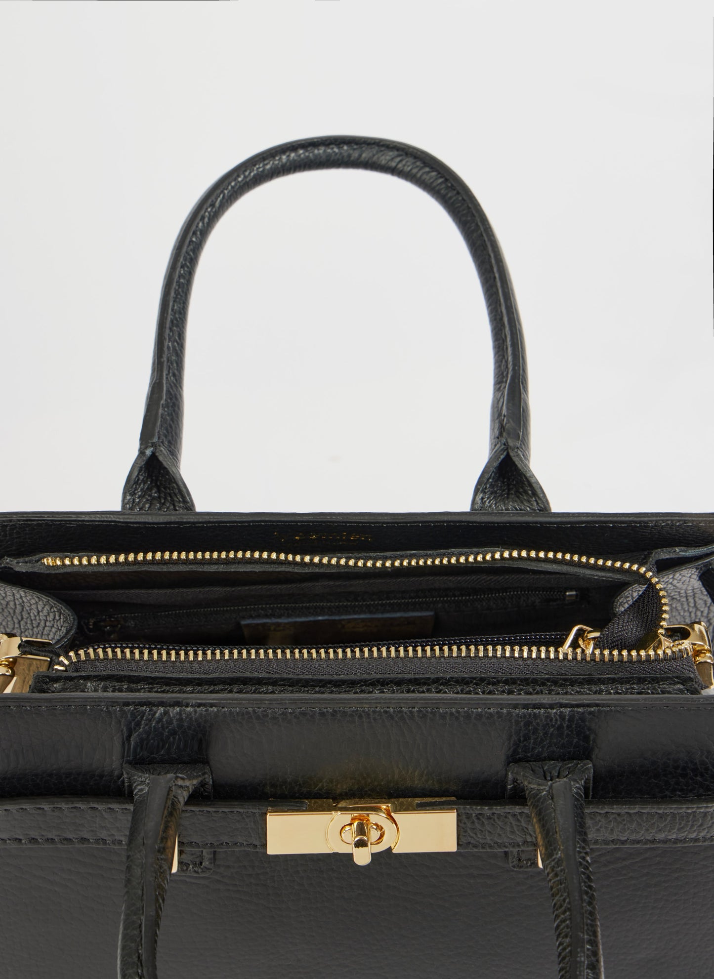 Grace Bag aus schwarzem Togo-Leder 4