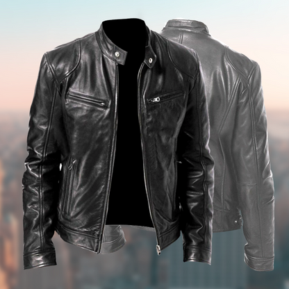 Grayson | Hochwertige Moderne Herrenjacke aus Leder 1
