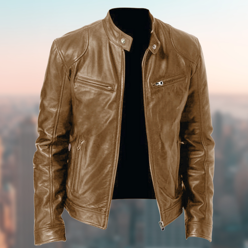 Grayson | Hochwertige Moderne Herrenjacke aus Leder 3
