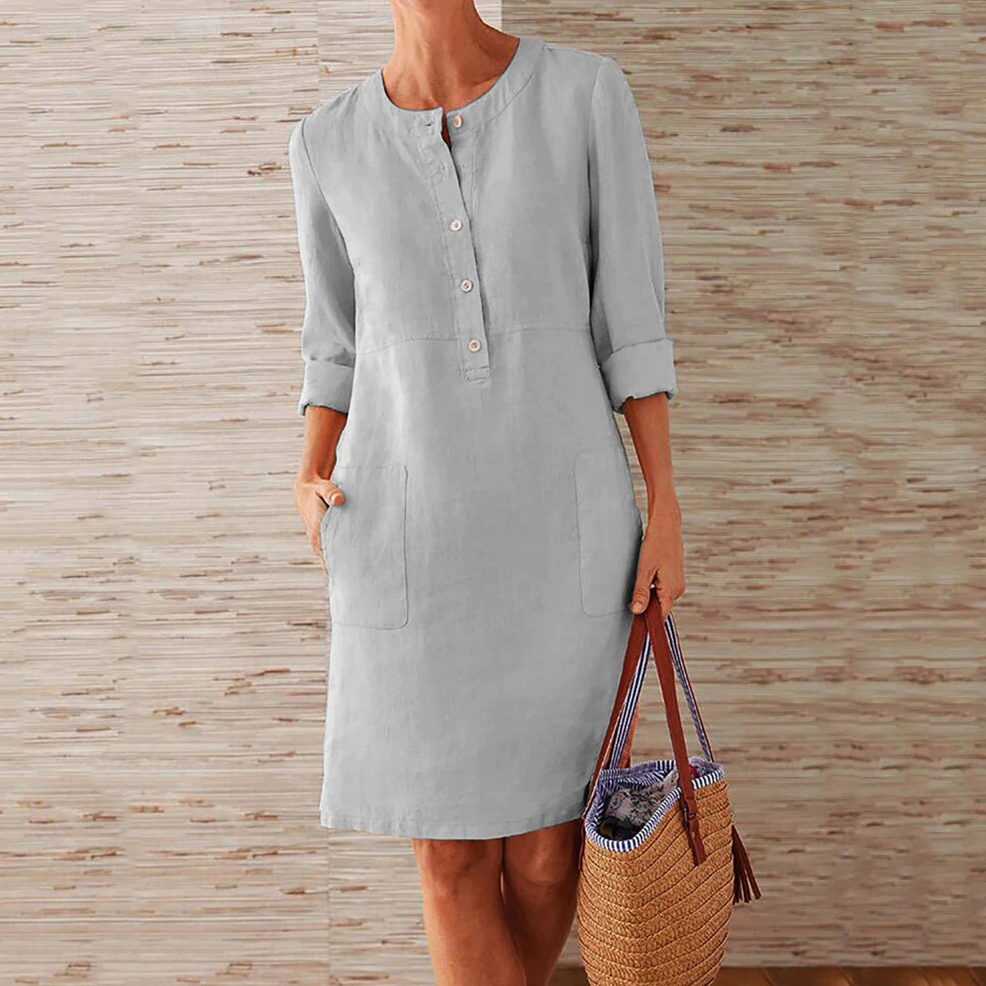 Variant image for ELISA - Bequemes Sommerkleid Damen aus Nachhaltigem Polyester, Lang und Atmungsaktiv-15
