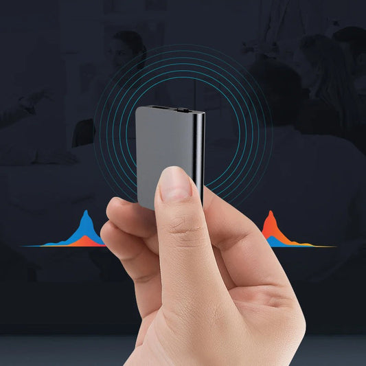 Mini voice recorder – ultra-slim design with 50-hour battery and high-quality audio recording
