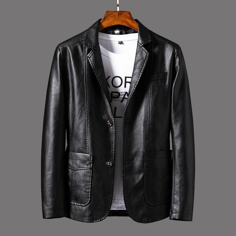 Variant image for JaySmith Men's Blazer Jacket - Premium Leather, Modern Cut, Versatile Design-2