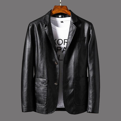 Variant image for JaySmith Men's Blazer Jacket - Premium Leather, Modern Cut, Versatile Design-2