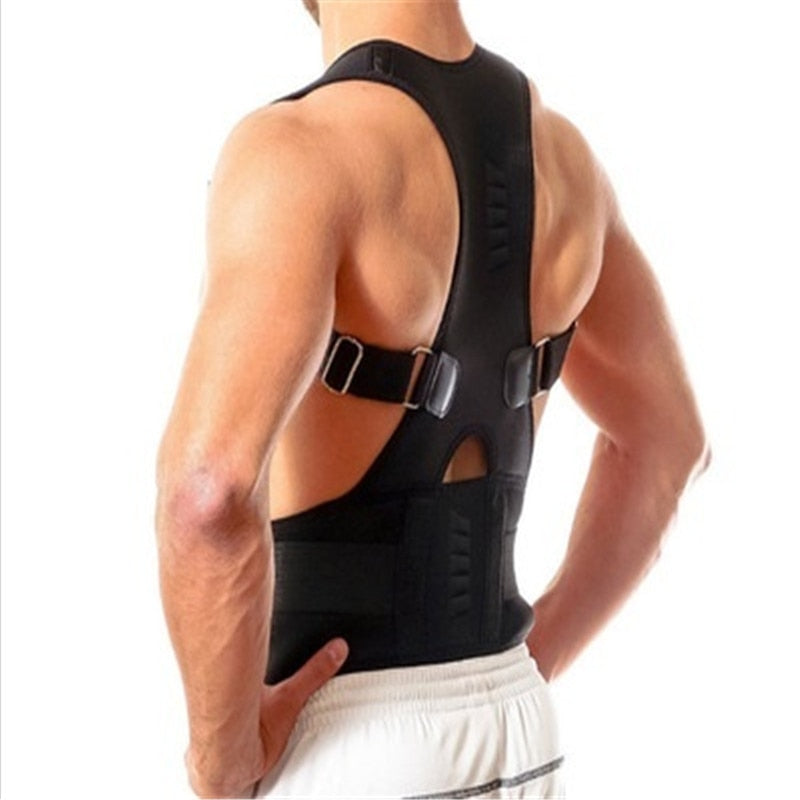 Adjustable Magnetic Back Support – Supports a Straight and Healthy Posture All Day Long