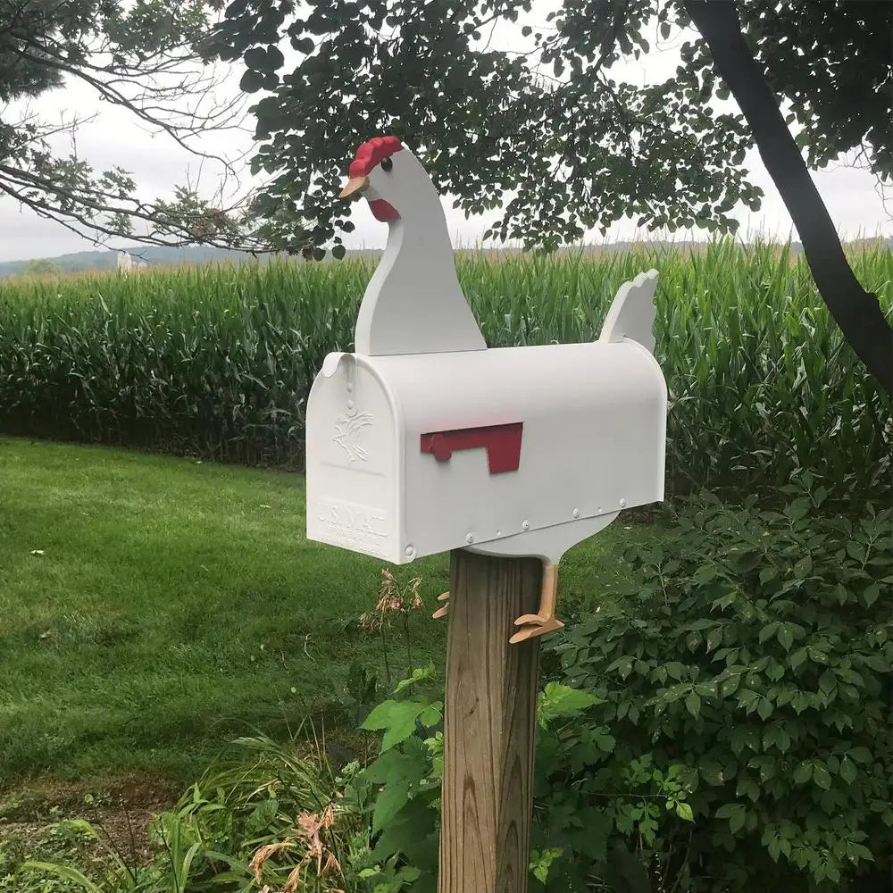 Handgefertigte Metall-Briefkasten-Skulptur mit Tierdesign – Korrosionsbeständig für Garten und Einfahrt, 20 cm x 30 cm 6