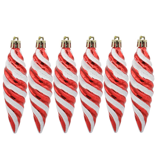 Hängende Weihnachtskugel Spirale 11 cm Hochwertiges Material Festliche Dekoration 0