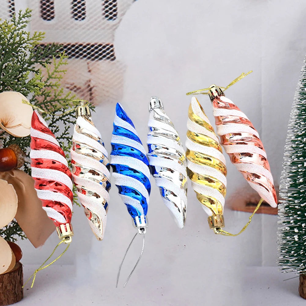 Hängende Weihnachtskugel Spirale 11 cm Hochwertiges Material Festliche Dekoration 2