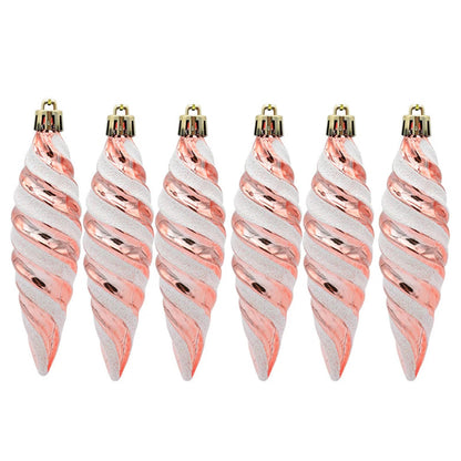 Hängende Weihnachtskugel Spirale 11 cm Hochwertiges Material Festliche Dekoration 4